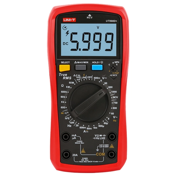 TESTER DIGITAL CON LUZ UT890D+ UNI-T