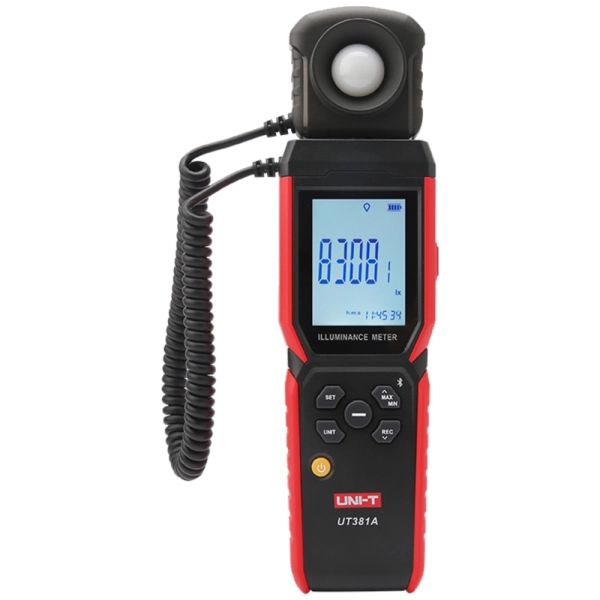 LUXÓMETRO DIGITAL UT381A (0–40.000 LUX) UNI-T