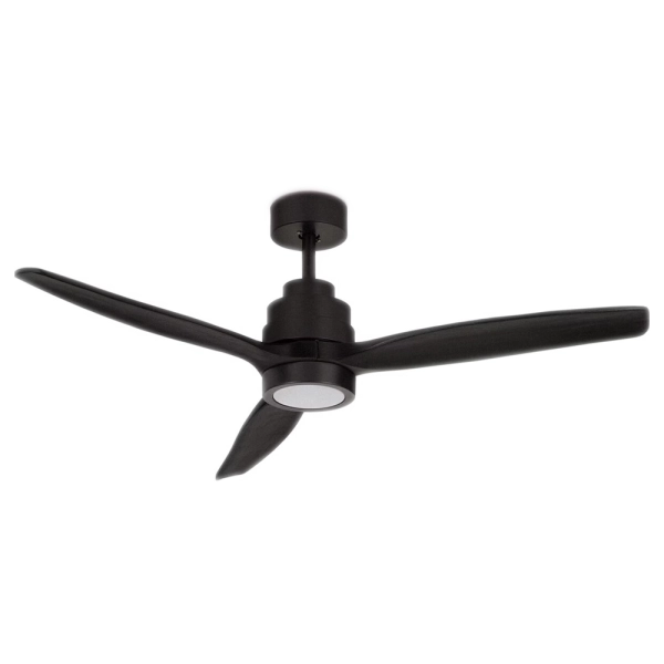 VENTILADOR DE TECHO DECORATIVO CON LUZ HV52-338 NEGRO HOMEVILLE