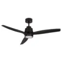 VENTILADOR DE TECHO DECORATIVO CON LUZ HV52-338 NEGRO HOMEVILLE