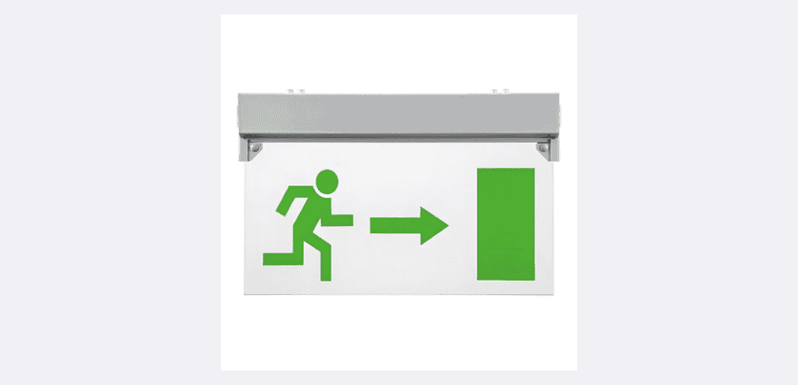 Cartel De Salida Iluminado Puerta ECOVILLE