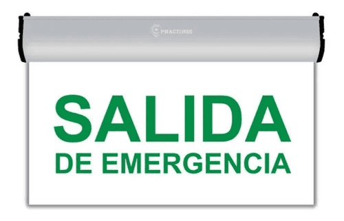 Cartel De Salida Iluminado Emergencia ECOVILLE