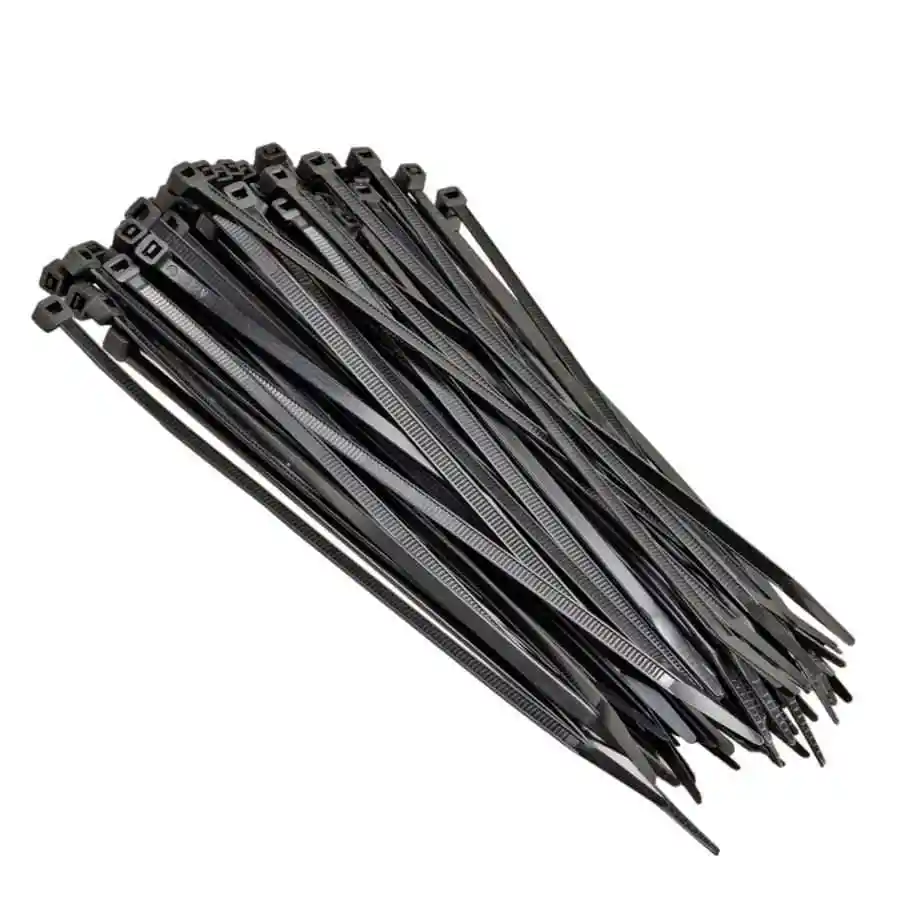 Cintillo Plástico 5x250mm (negro/blanco)100pcs ECOVILLE