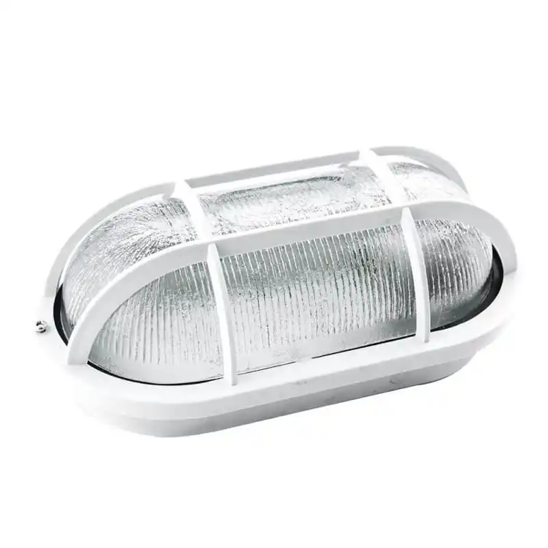 Aplique Tortuga Blanco/Negro Con Rejilla Rosca E27 ECOVILLE