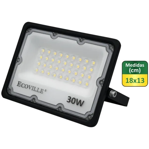 [41164] REFLECTOR LED SMD EV121 30W 3000K/6500K 0.9FP - ECOVILLE (Fría (6500K))