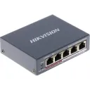 Switch POE Hikvision DS-3E1105P-EI/M POE Inteligente Fast Ethernet de 4 puertos