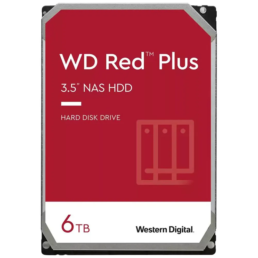 Disco Duro Interno Western Digital WD Red Plus NAS (6 TB)