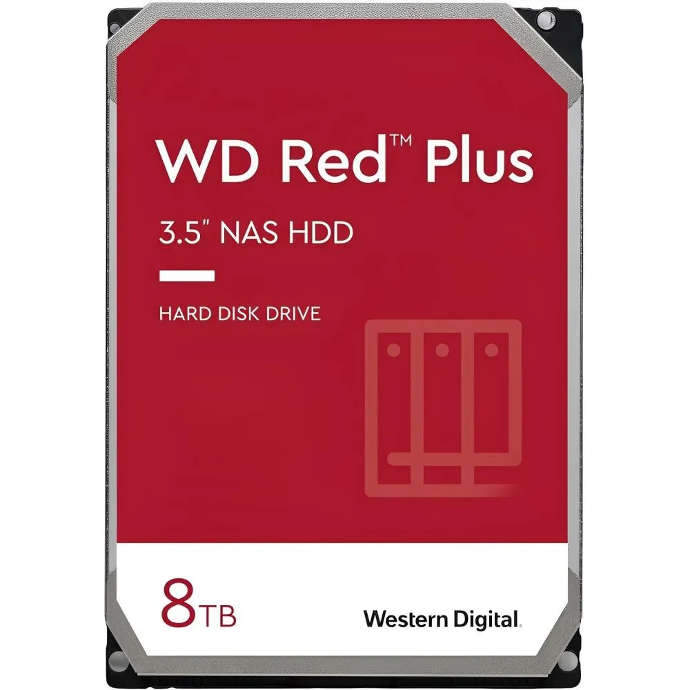 Disco Duro Interno Western Digital WD Red Plus NAS (8TB)