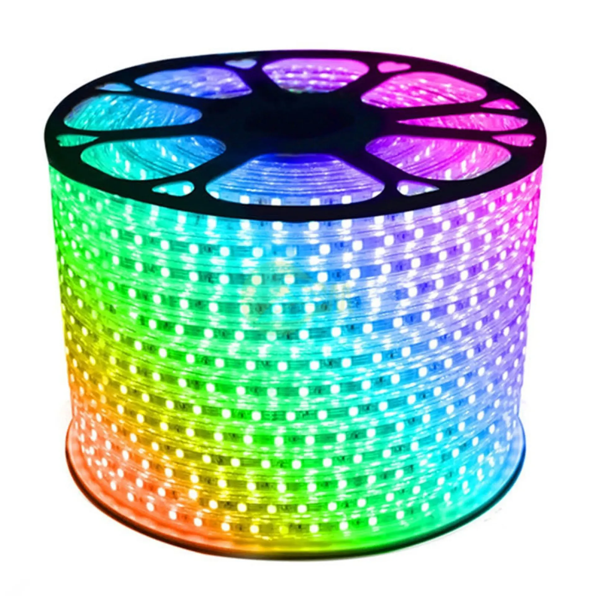 Cinta Led RGB 220V (IP65) Rojo, Verde Y Azul 10mm - Kroler