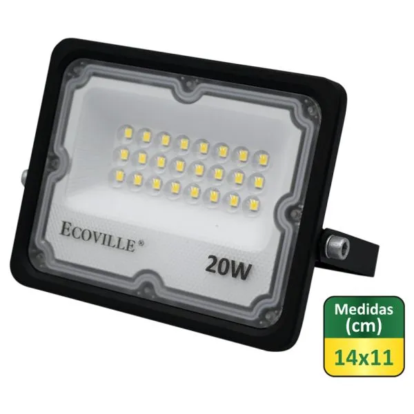 REFLECTOR LED SMD EV121 20W 3000K/6500K 0.9FP - ECOVILLE